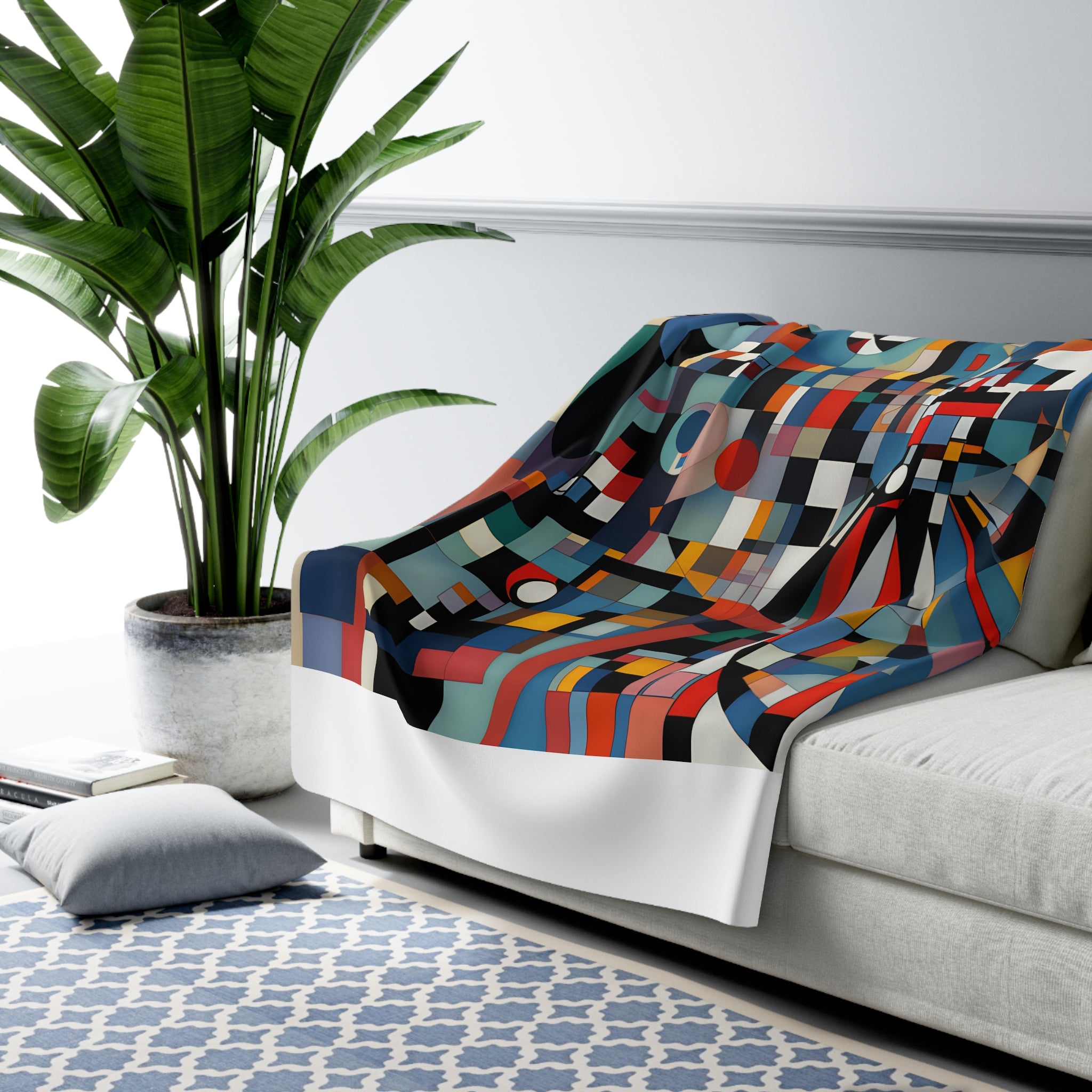 Abstract Reverie Fleece Blanket by JB Studio â€” view 8