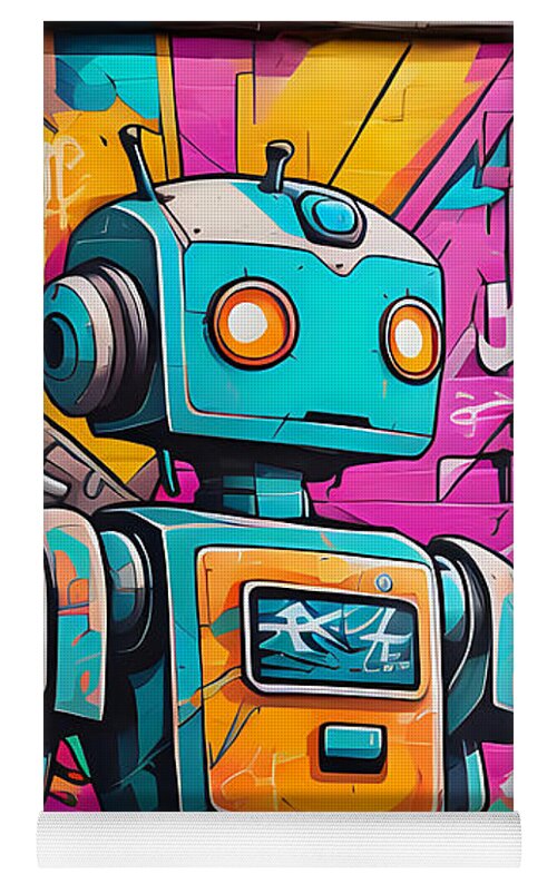 Circuit Splendor Yoga Mat by JB Studio â€” lifestyle in-room view