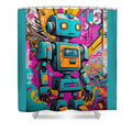 Circuit Splendor Shower Curtain by JB Studio â€” main product image
