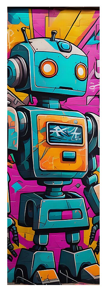 Circuit Splendor Yoga Mat by JB Studio â€” alternate angle view