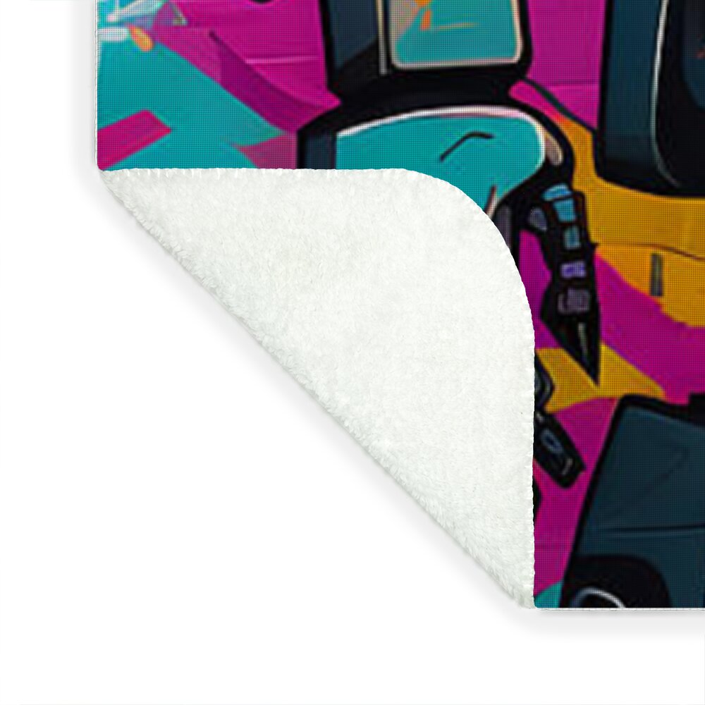 Circuit Splendor Throw Blanket by JB Studio â€” view 7