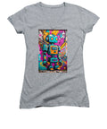 Circuit Splendor Women's V-Neck T-Shirt by JB Studio â€” main product image