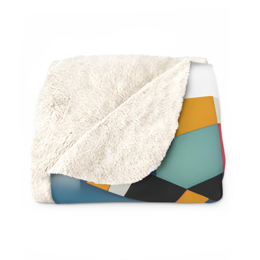 Abstract Reverie Fleece Blanket by JB Studio â€” close-up detail of artwork