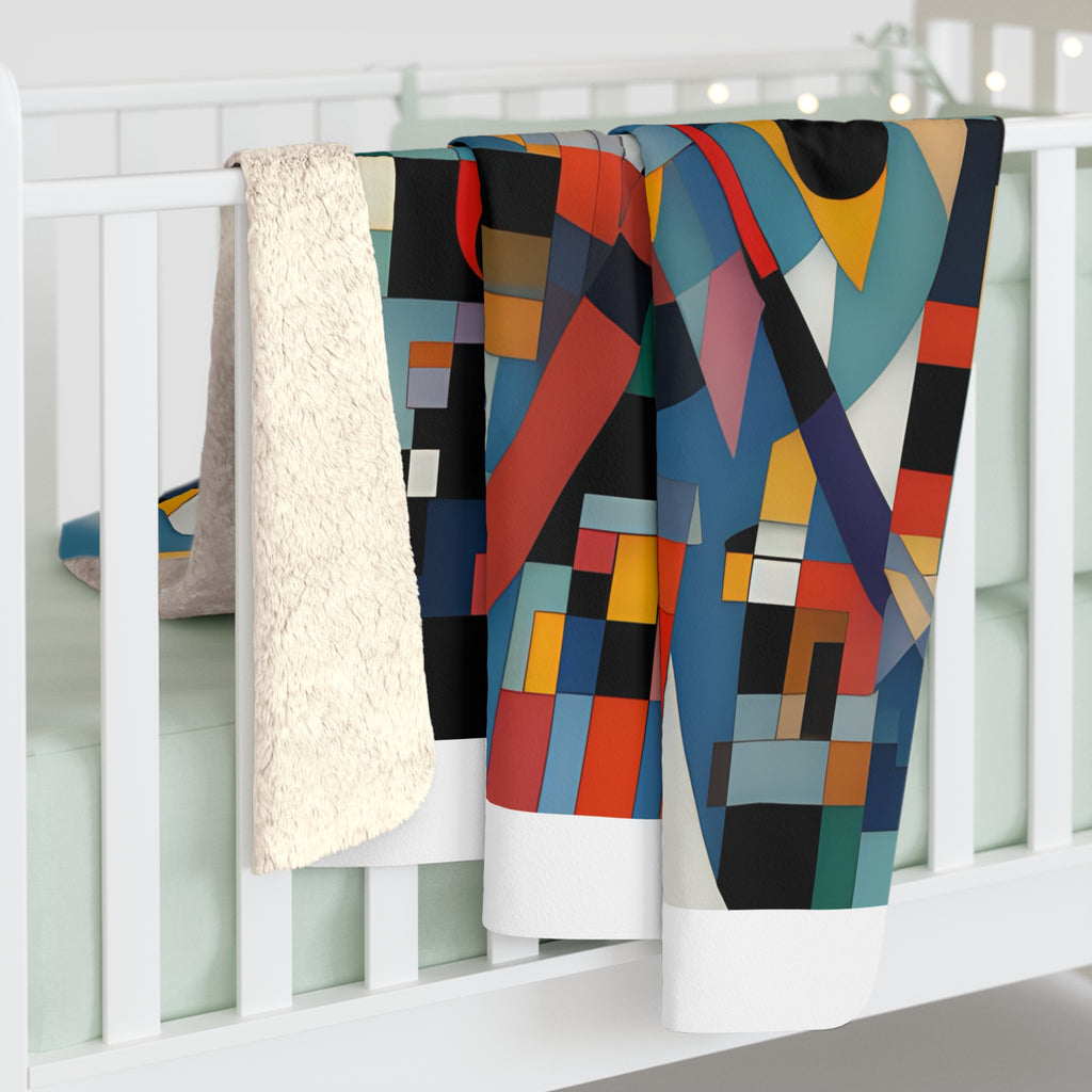 Abstract Reverie Fleece Blanket by JB Studio â€” view 6