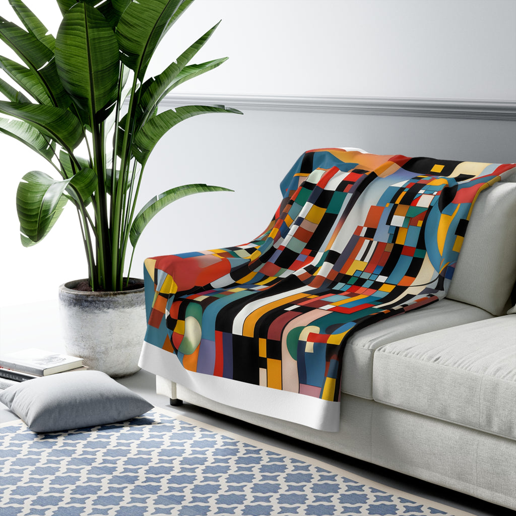 Abstract Reverie Fleece Blanket by JB Studio â€” view 14