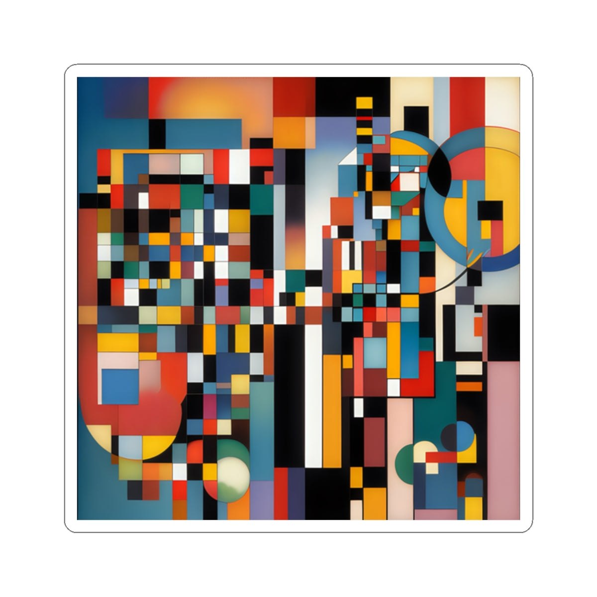 Abstract Reverie Art Print by JB Studio â€” close-up detail of artwork