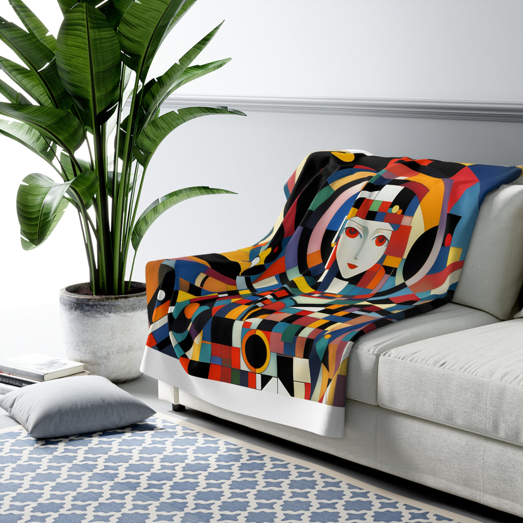 Abstract Reverie Fleece Blanket by JB Studio â€” view 5