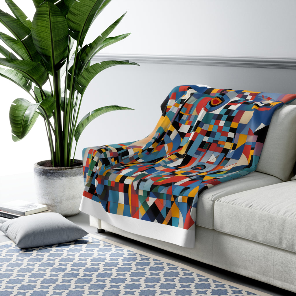 Abstract Reverie Fleece Blanket by JB Studio â€” view 5