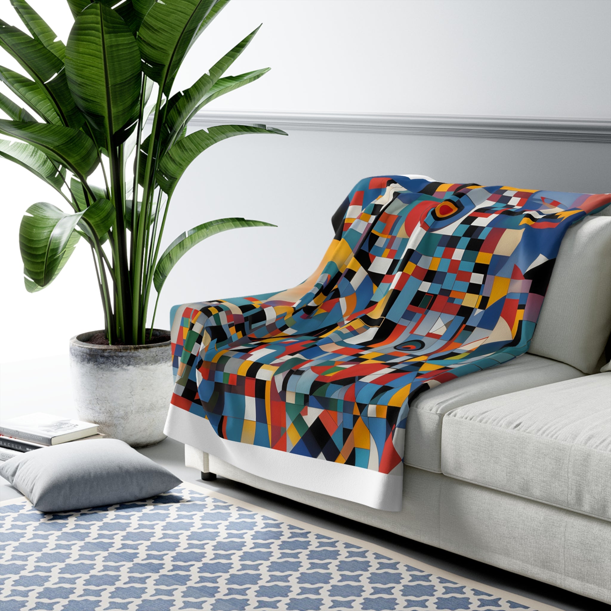 Abstract Reverie Fleece Blanket by JB Studio â€” view 5