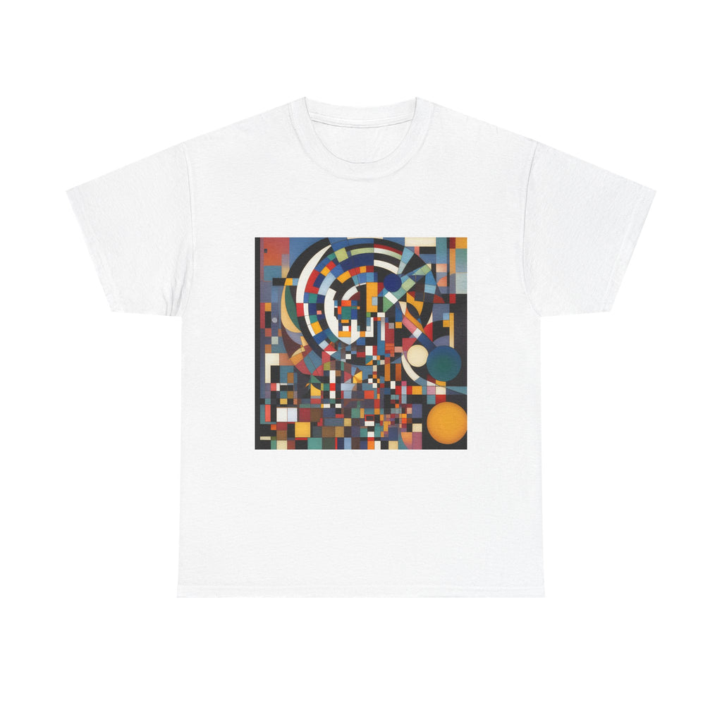 Abstract Reverie #9 graphic tee â€” color-saturated abstract swirl print on unisex cotton, JB Studio â€” view 9