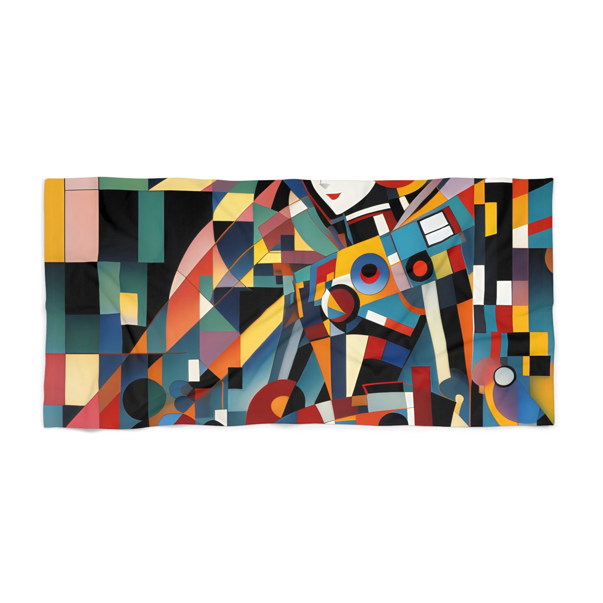 Abstract Reverie Beach Towel by JB Studio â€” main product image