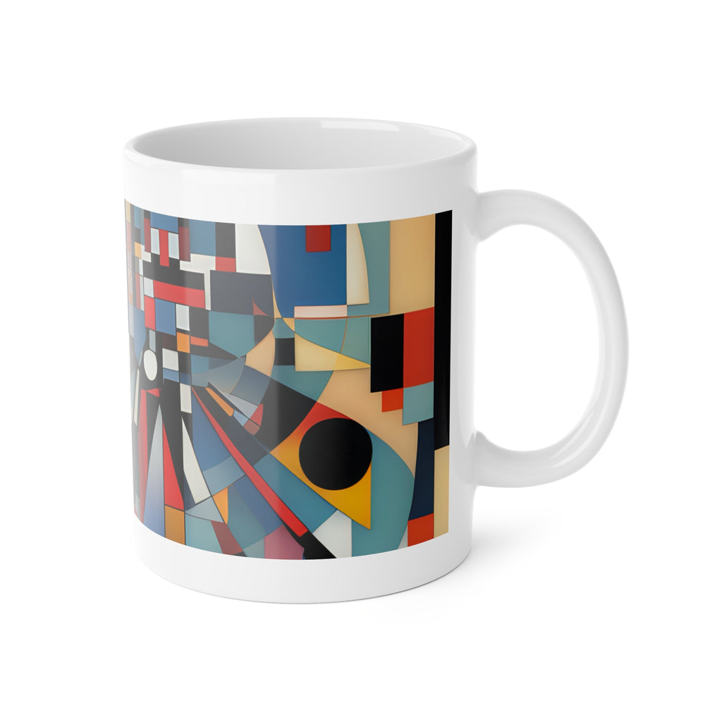 Abstract Reverie Mug by JB Studio â€” close-up detail of artwork