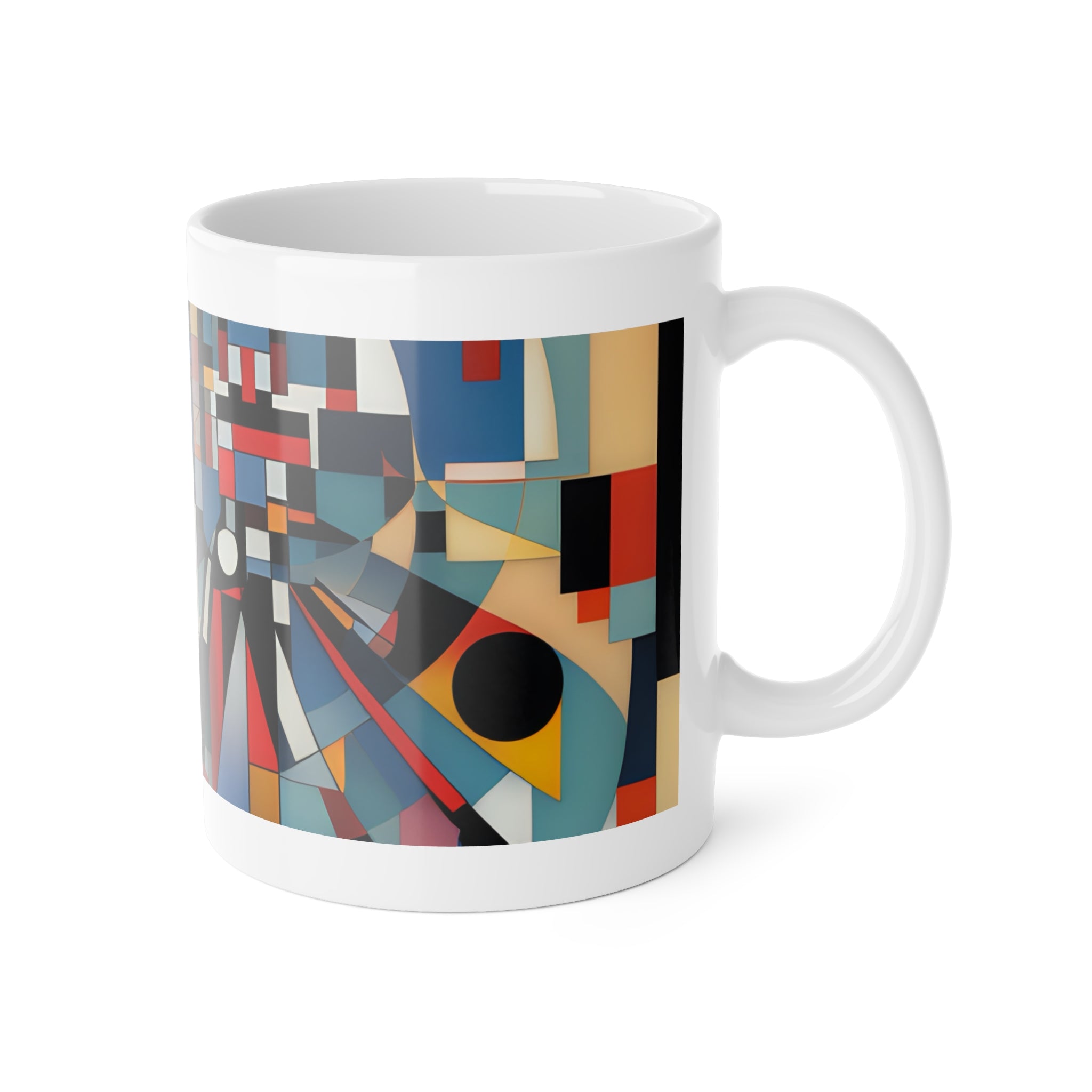 Abstract Reverie Mug by JB Studio â€” close-up detail of artwork