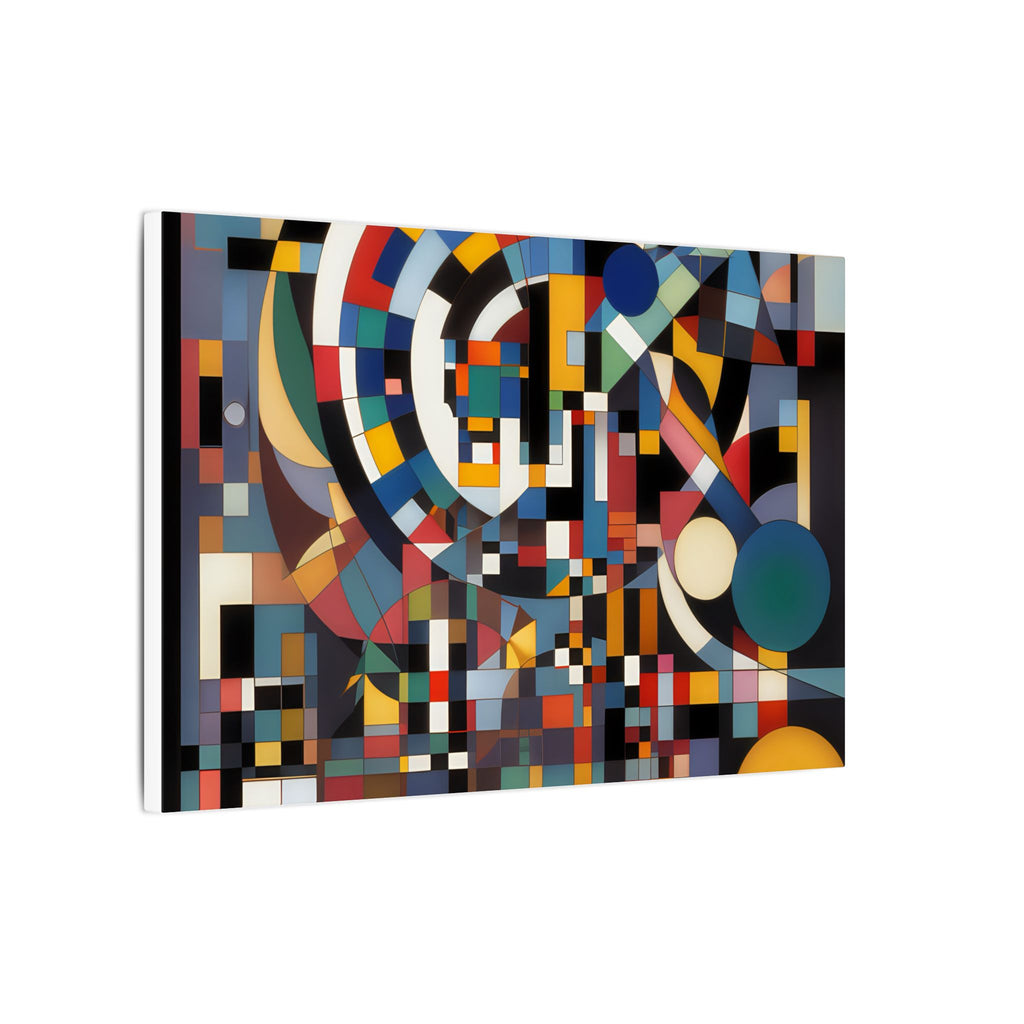 Abstract Reverie #9 gallery-wrapped canvas print â€” color wave abstract in indigo and rose, JB Studio â€” view 59