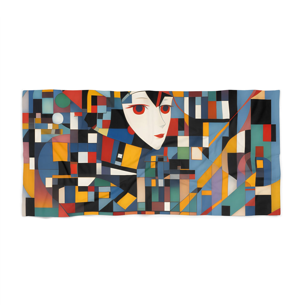 Abstract Reverie Beach Towel by JB Studio â€” main product image