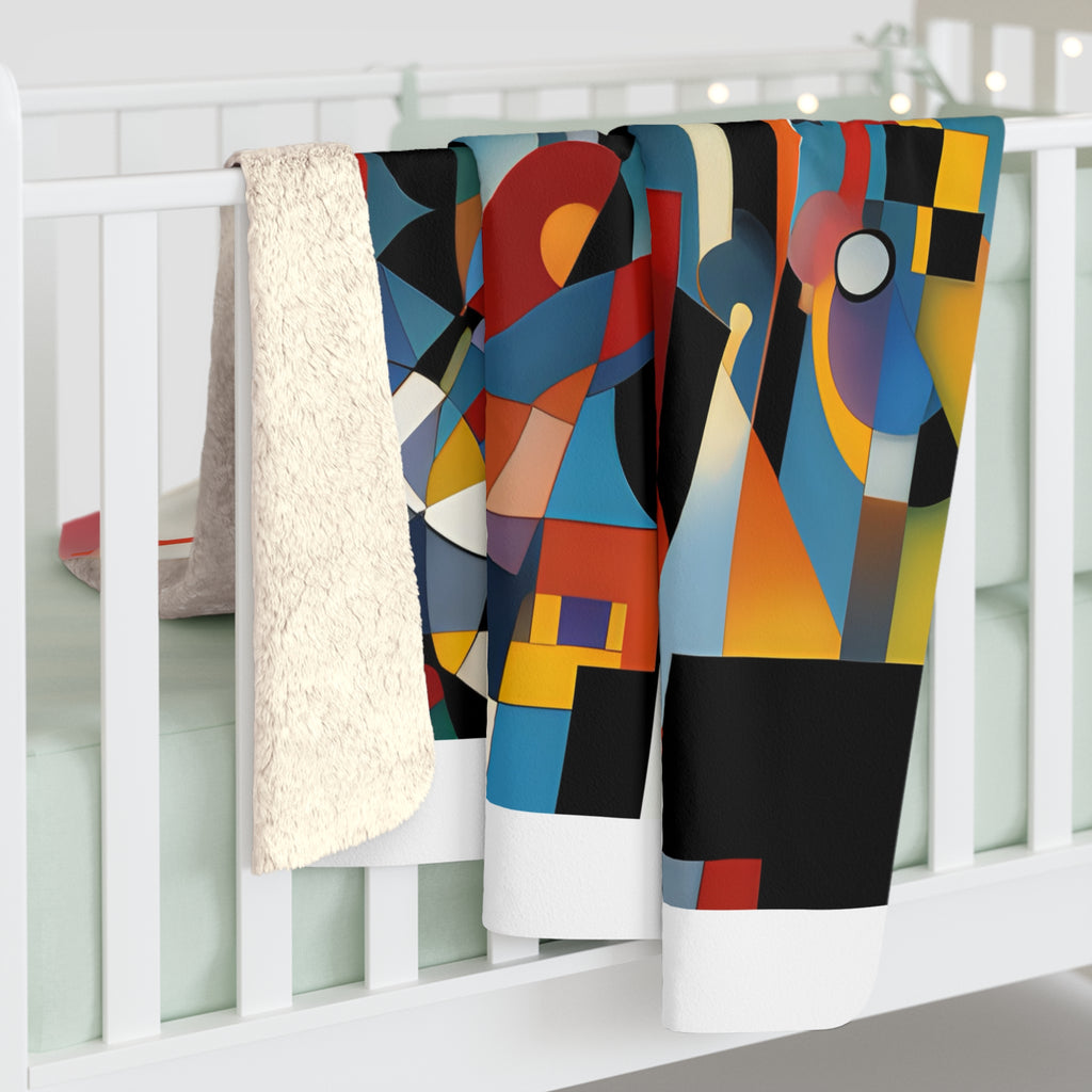 Abstract Reverie Fleece Blanket by JB Studio â€” view 6
