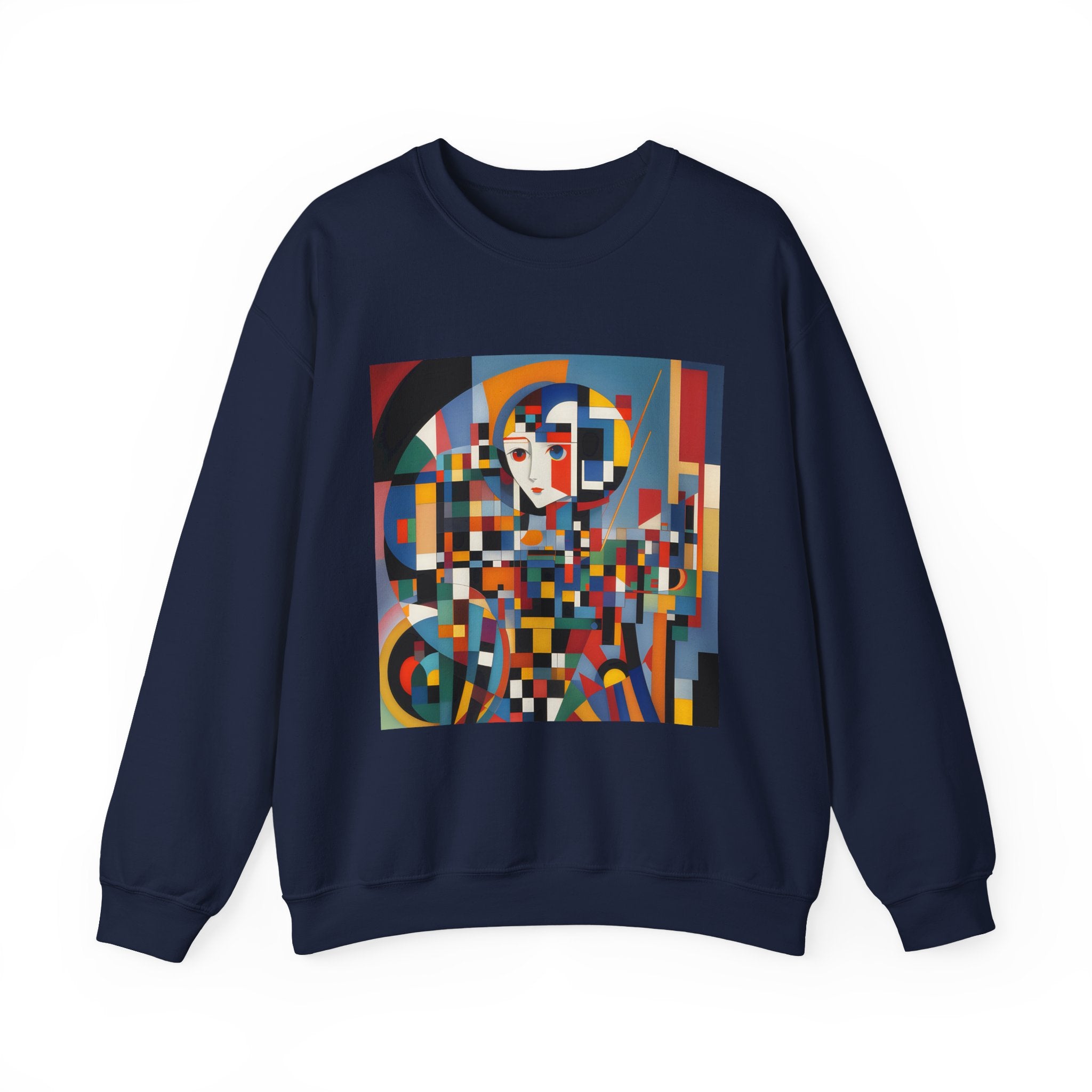 Abstract Reverie Sweatshirt by JB Studio â€” close-up detail of artwork