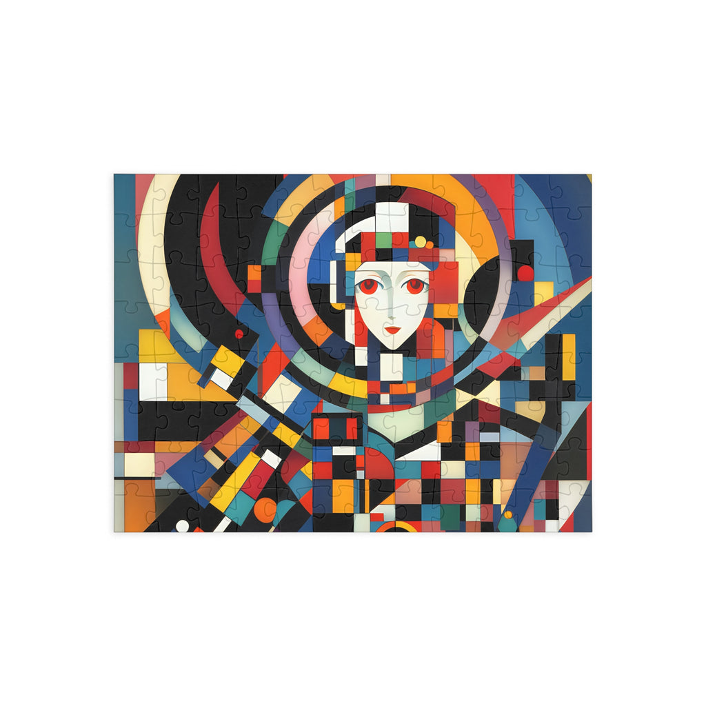 Abstract Reverie Jigsaw Puzzle by JB Studio â€” lifestyle in-room view