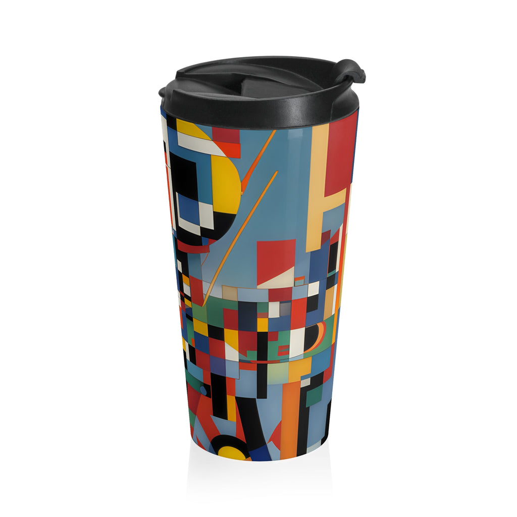 Abstract Reverie Mug by JB Studio â€” close-up detail of artwork