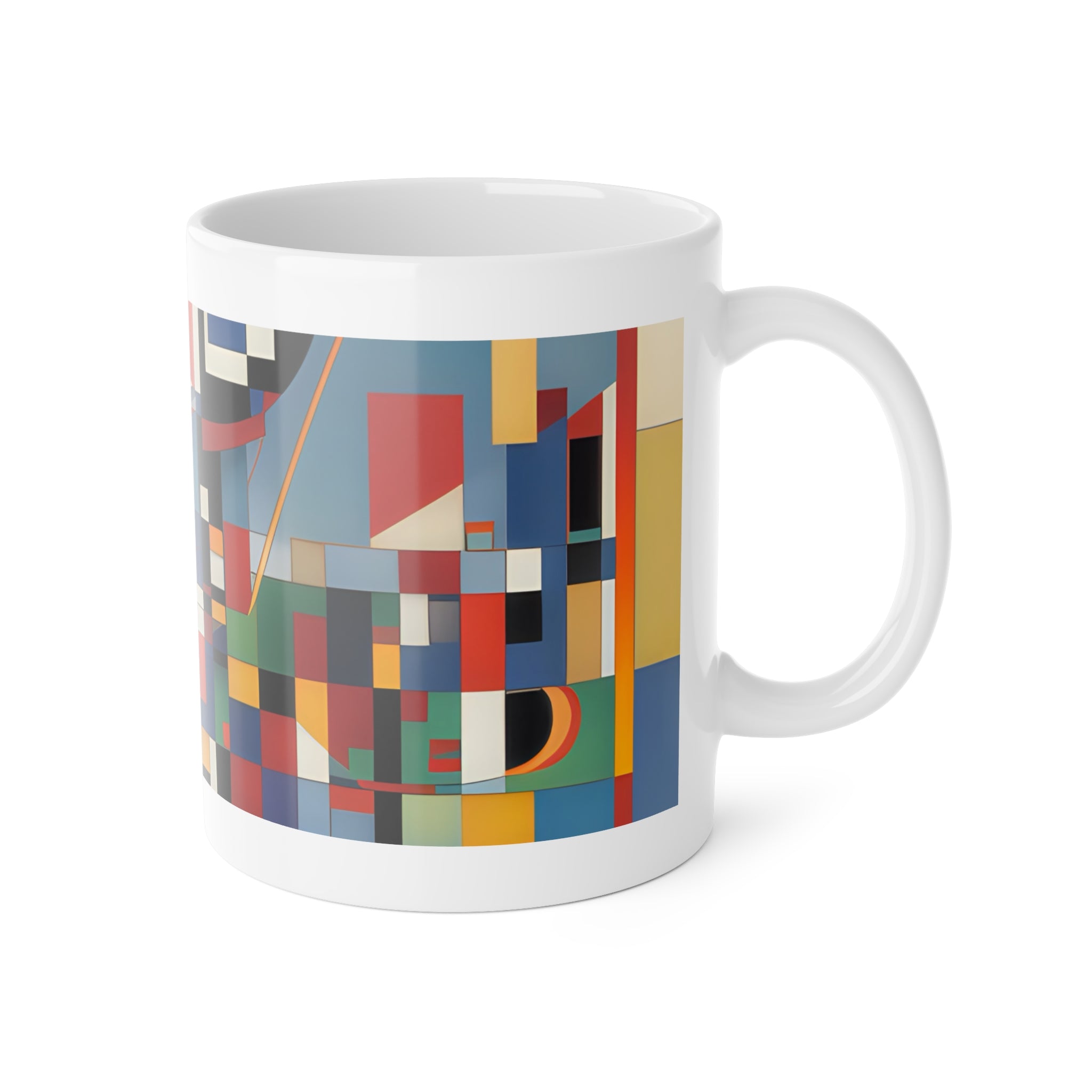 Abstract Reverie Mug by JB Studio â€” close-up detail of artwork