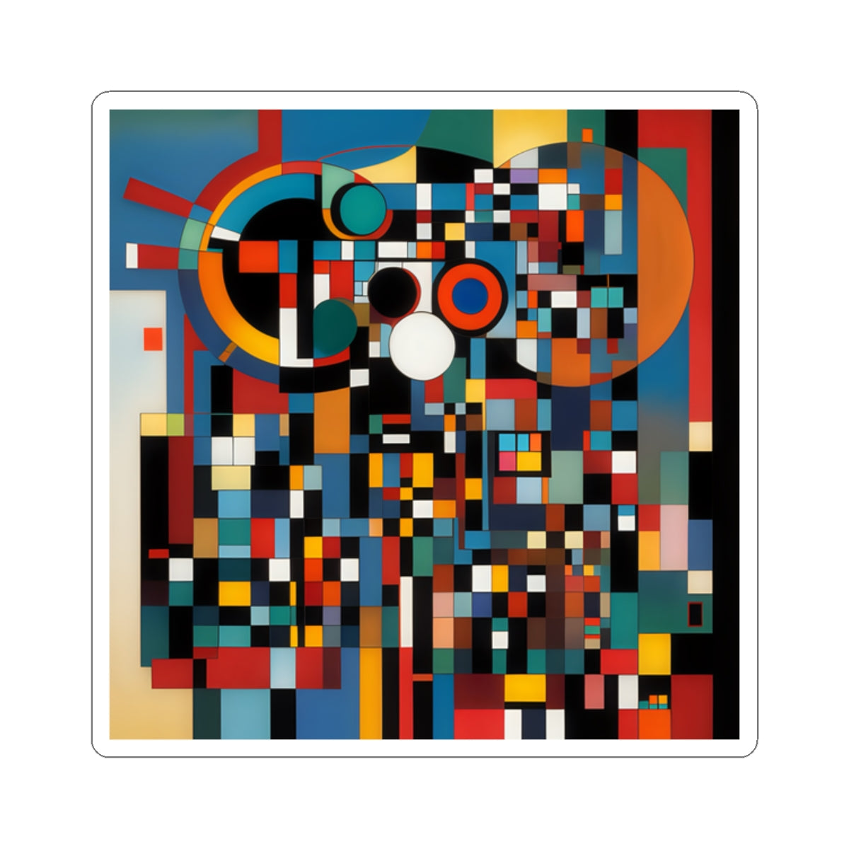 Abstract Reverie Art Print by JB Studio â€” close-up detail of artwork