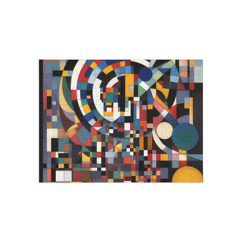 Abstract Reverie Jigsaw Puzzle by JB Studio â€” lifestyle in-room view