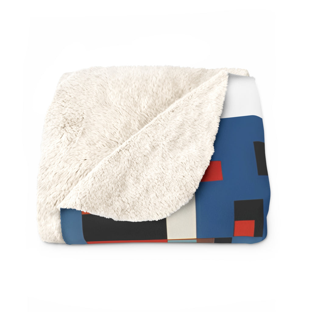 Abstract Reverie Fleece Blanket by JB Studio â€” close-up detail of artwork