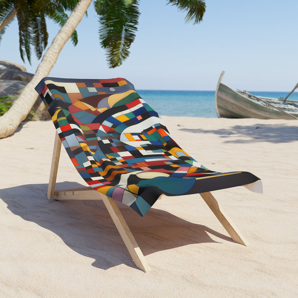 Abstract Reverie Beach Towel by JB Studio â€” view 7