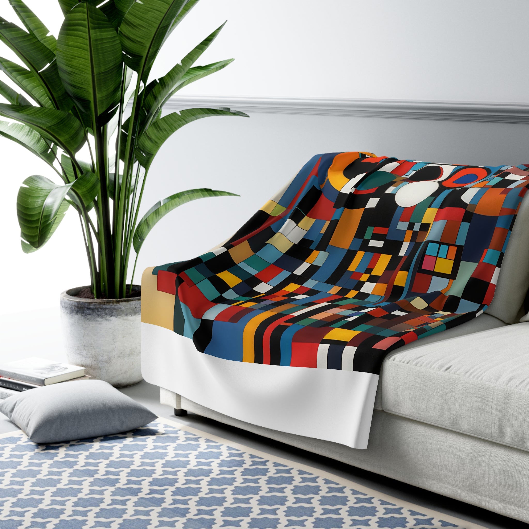 Abstract Reverie Fleece Blanket by JB Studio â€” view 8