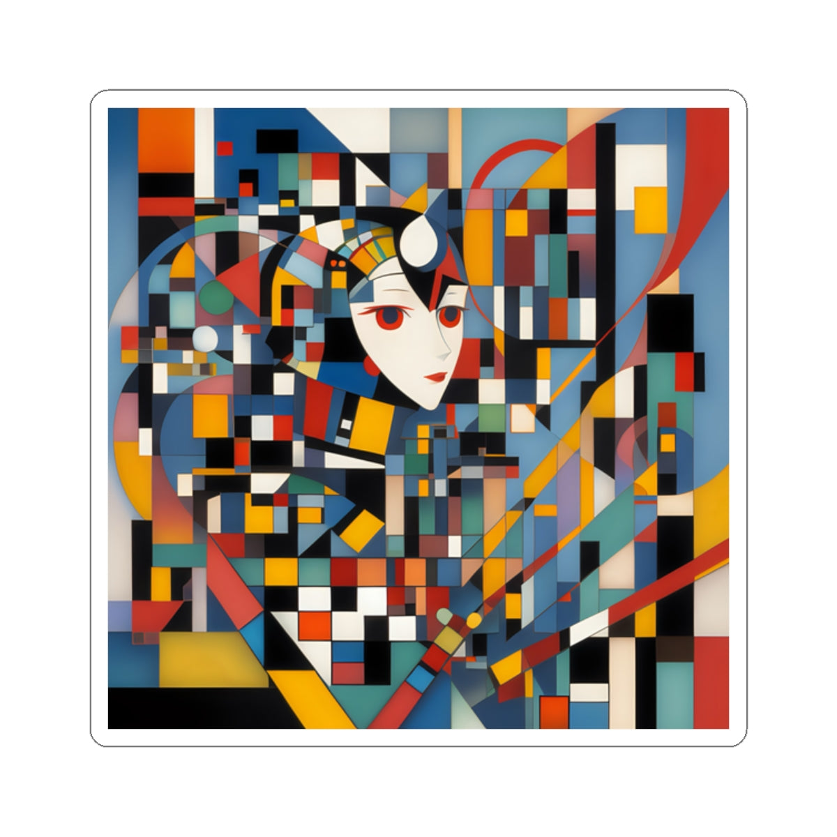 Abstract Reverie Art Print by JB Studio â€” close-up detail of artwork
