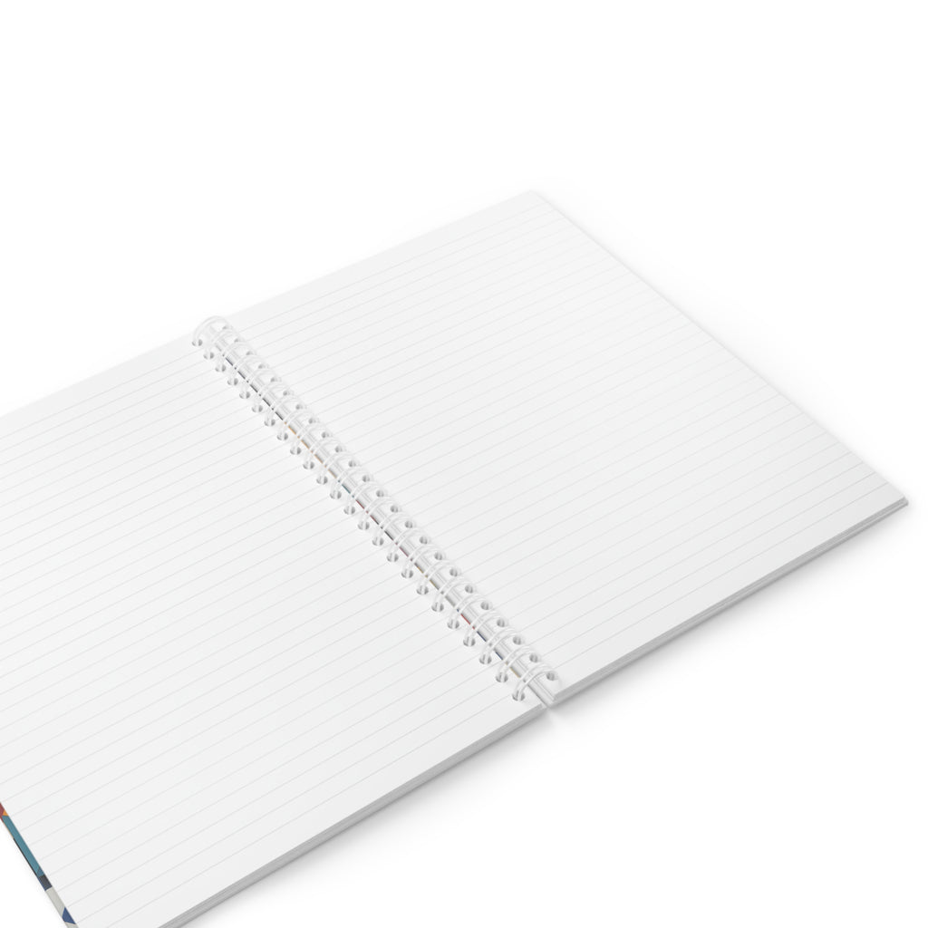 Abstract Reverie Spiral Notebook by JB Studio â€” close-up detail of artwork