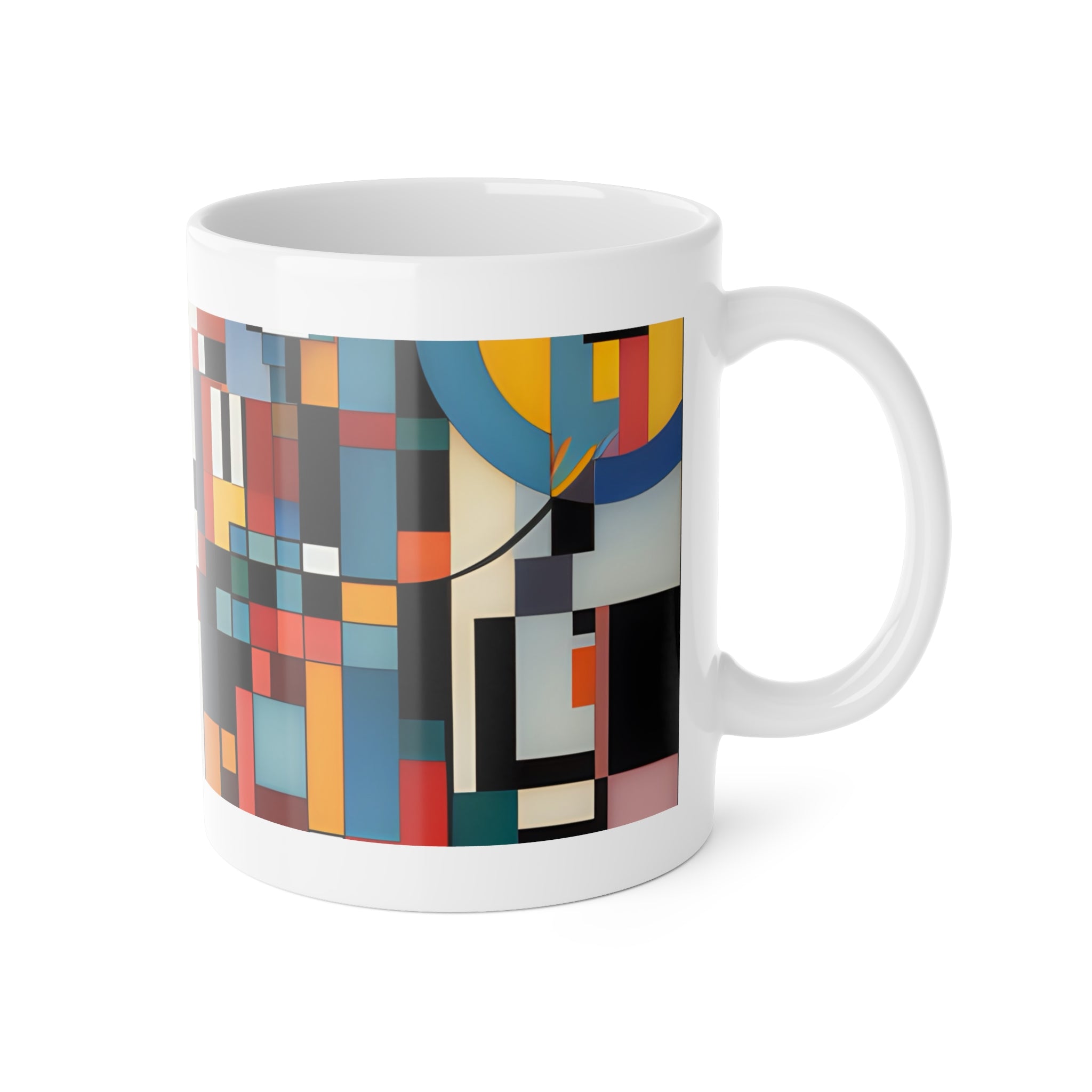 Abstract Reverie Mug by JB Studio â€” close-up detail of artwork