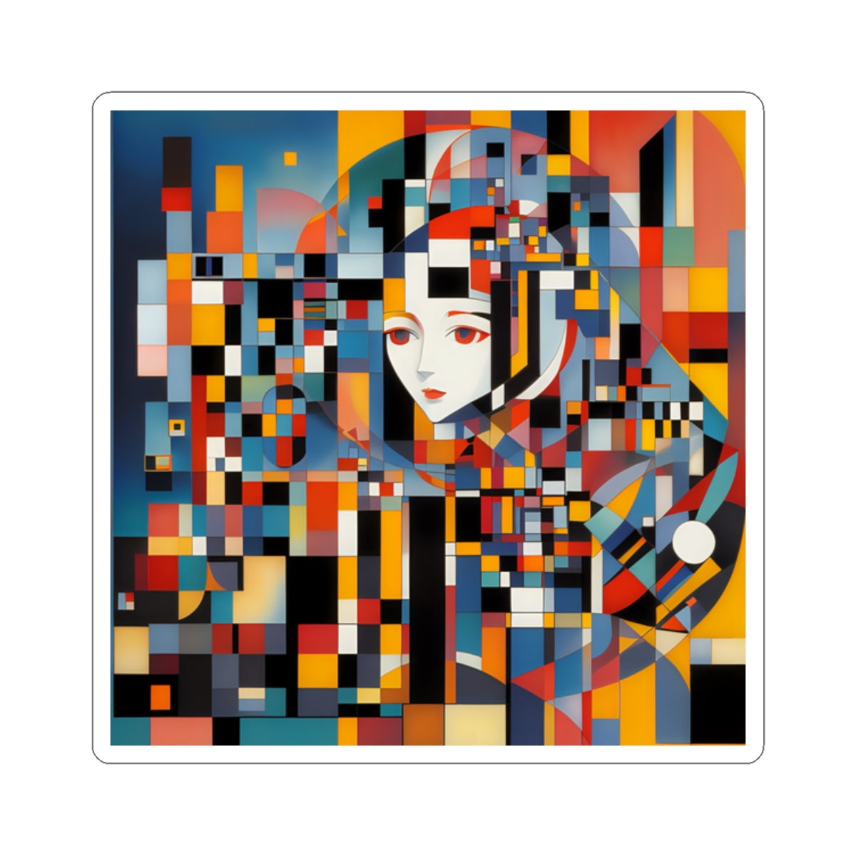 Abstract Reverie Art Print by JB Studio â€” close-up detail of artwork