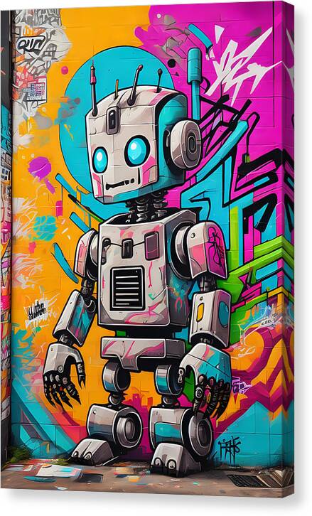 Circuit Splendor Canvas Print by JB Studio â€” main product image