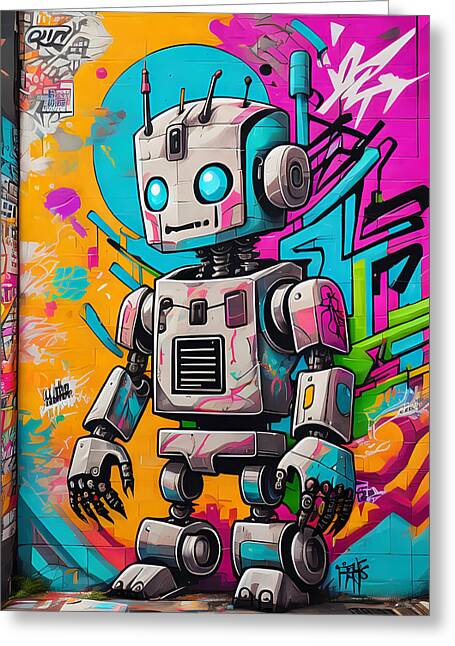 Circuit Splendor Greeting Card by JB Studio â€” main product image