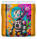 Circuit Splendor Duvet Cover by JB Studio â€” main product image
