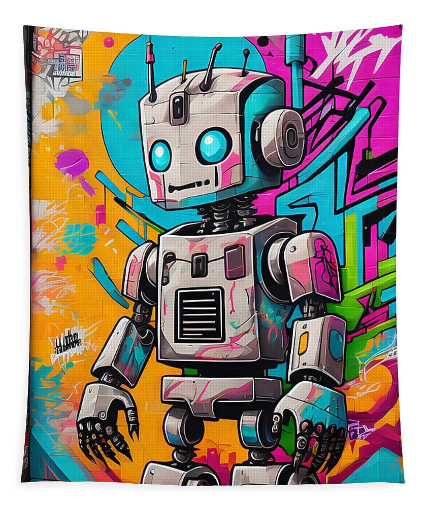 Circuit Splendor Wall Tapestry by JB Studio â€” main product image