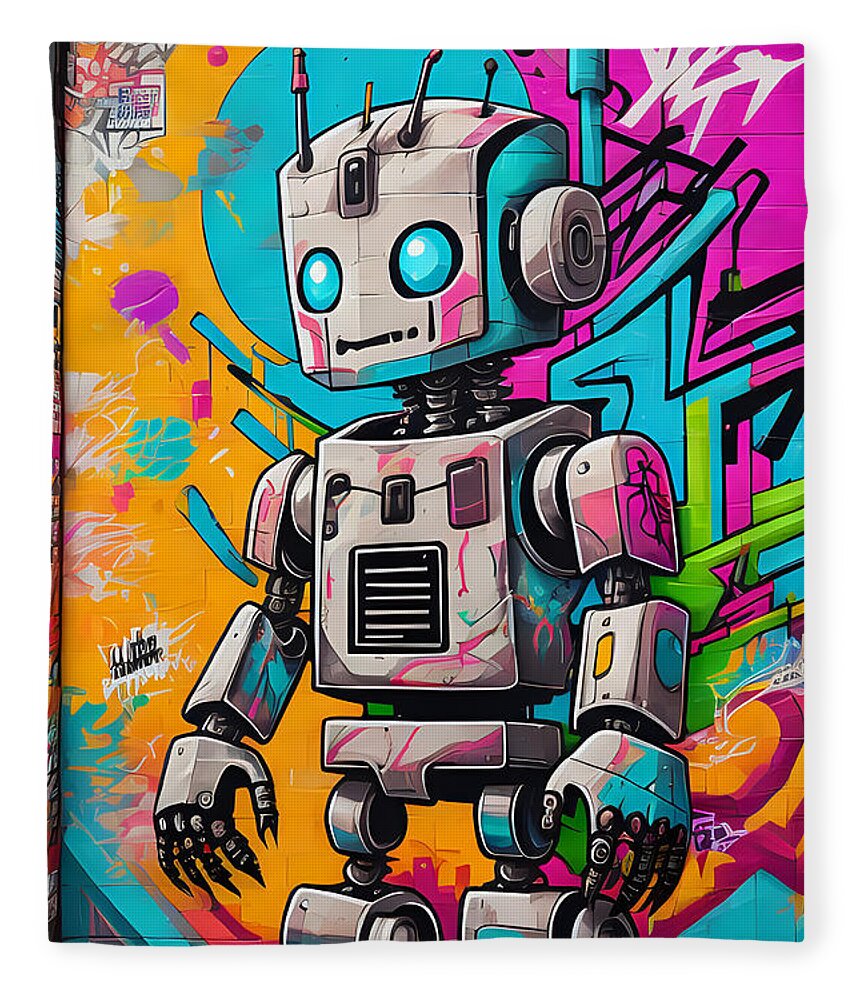 Circuit Splendor Throw Blanket by JB Studio â€” main product image