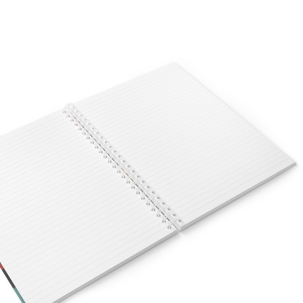 Abstract Reverie Spiral Notebook by JB Studio â€” close-up detail of artwork