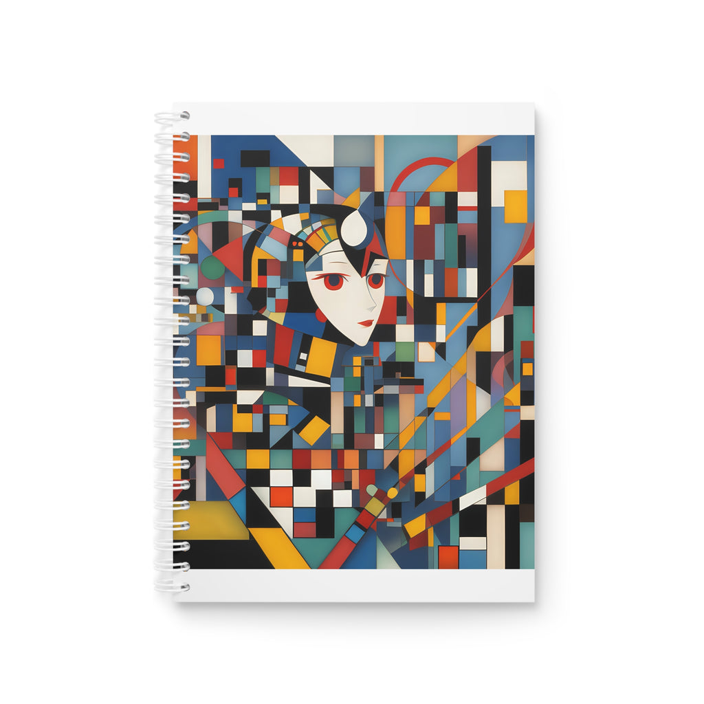 Abstract Reverie Spiral Notebook by JB Studio â€” main product image