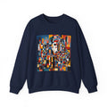 Abstract Reverie Sweatshirt by JB Studio â€” close-up detail of artwork
