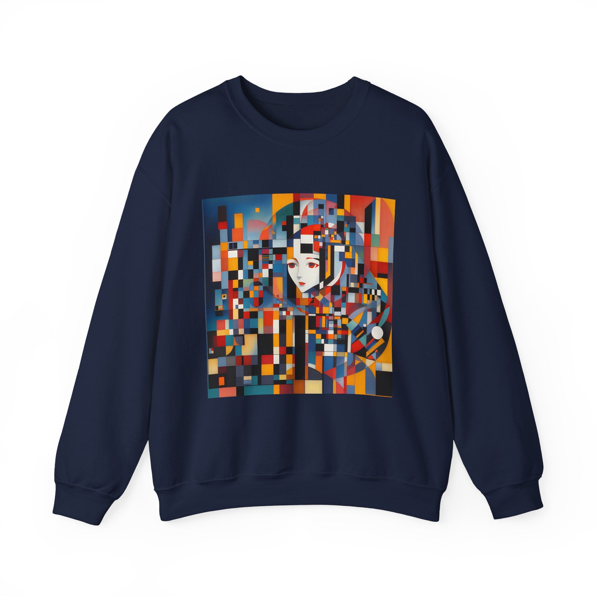 Abstract Reverie Sweatshirt by JB Studio â€” close-up detail of artwork