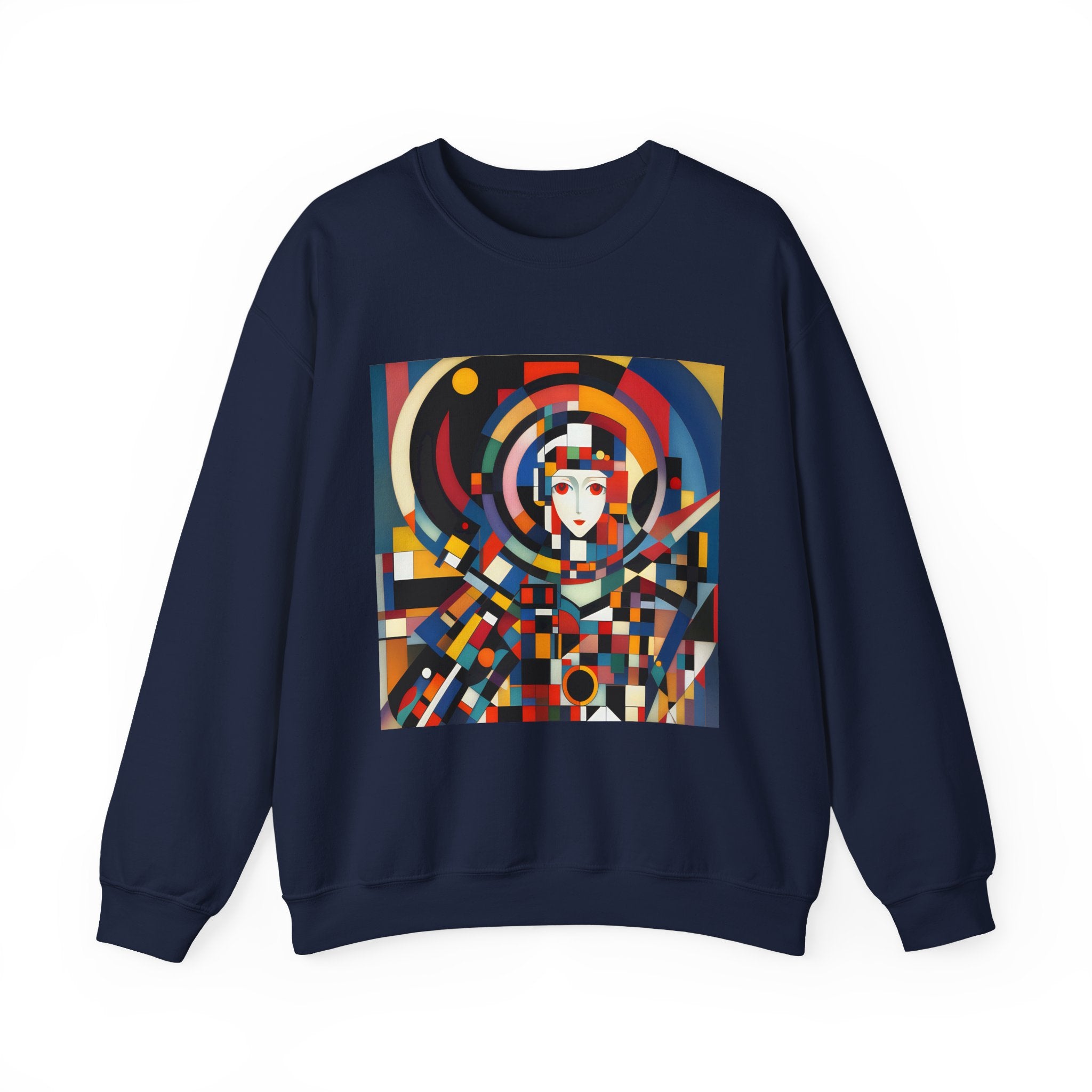 Abstract Reverie Sweatshirt by JB Studio â€” close-up detail of artwork