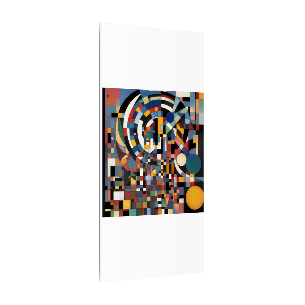 Abstract Reverie #9 gallery-wrapped canvas print â€” color wave abstract in indigo and rose, JB Studio â€” view 206
