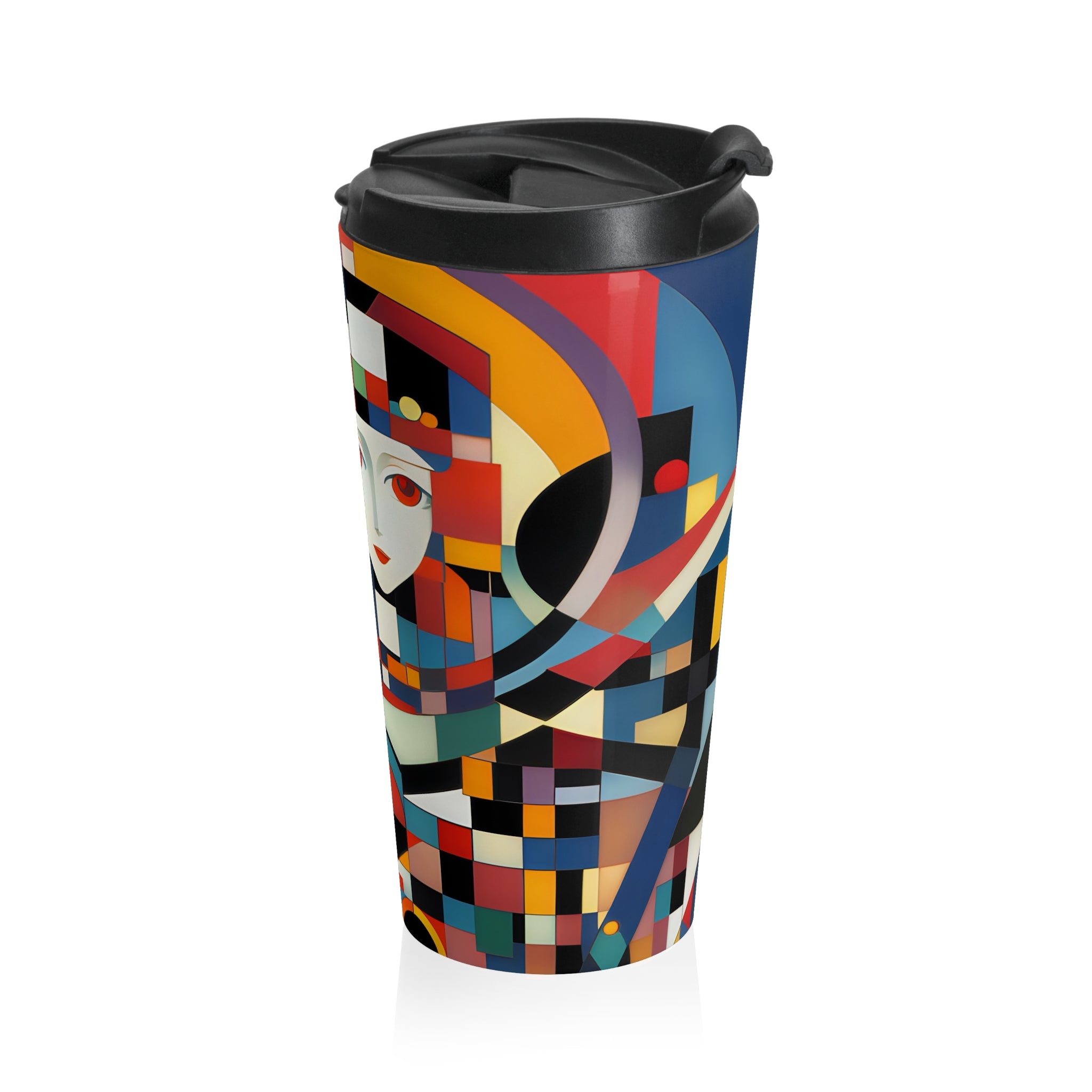 Abstract Reverie Mug by JB Studio â€” close-up detail of artwork