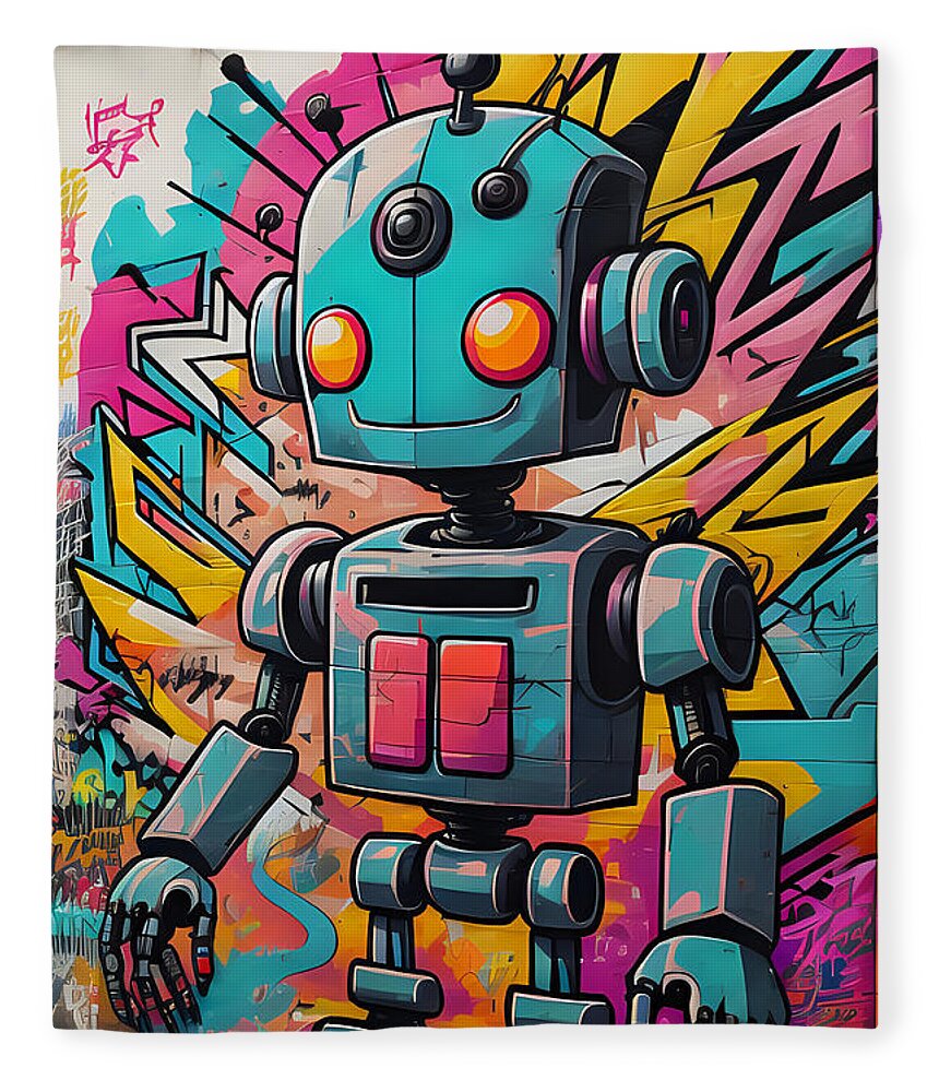 Circuit Splendor Throw Blanket by JB Studio â€” main product image