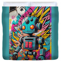 Circuit Splendor Duvet Cover by JB Studio â€” main product image