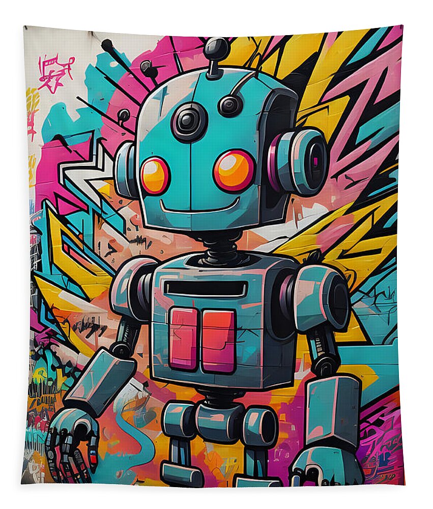 Circuit Splendor Wall Tapestry by JB Studio â€” main product image