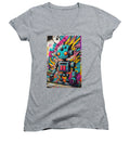 Circuit Splendor Women's V-Neck T-Shirt by JB Studio â€” main product image