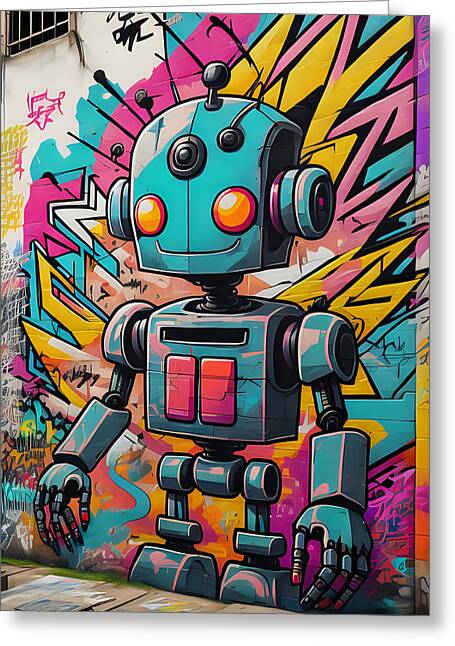 Circuit Splendor Greeting Card by JB Studio â€” main product image